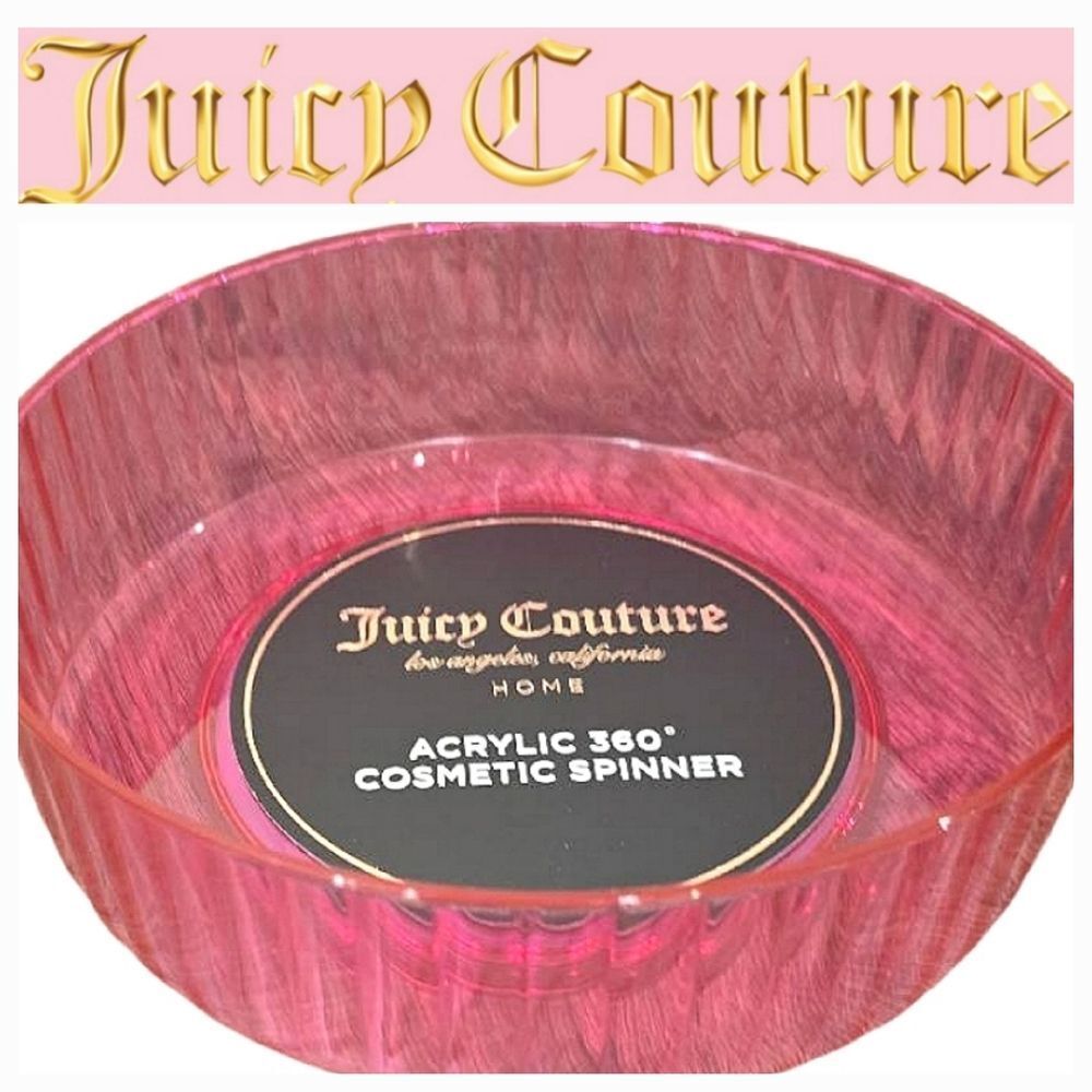 Juicy Couture Home Acrylic 360° Cosmetic Spinner